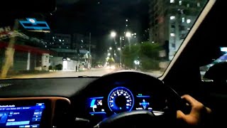 Lockdown Car Driving Whatsapp Status Night  Night Out Car Whatsapp Status  CarNama [upl. by Anikes]