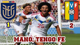 MANO TENGO FE ANÁLISIS ECUADOR 12 VENEZUELA  COPA AMÉRICA [upl. by Zetnwahs]