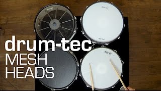 drumtec mesh heads for electronic drums See amp hear the differences [upl. by Ide]