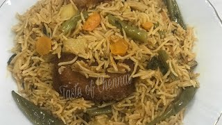 Vegetable Biryani Muslim Style In Tamil  Vegetable Biryani In Tamil  Delicious Veg Biryani Recipe [upl. by Aztinad452]