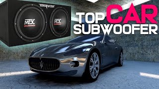 10 Best Car Subwoofers 2019 [upl. by Ahsini]