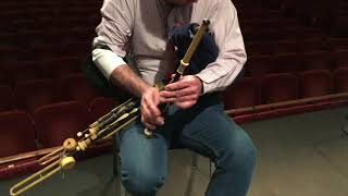 Irish bagpipes Jerry OSullivan plays quotCraigs Pipesquot on the uilleann pipes [upl. by Rennob]