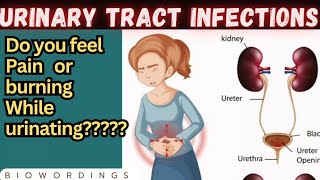 Urinary tract infectionsUTIs in 2 min  Risk factors causes Symptoms amp treatment by biowordings [upl. by Darrin]