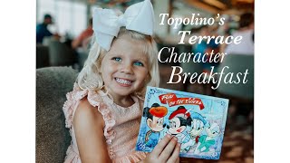 Topolino’s Terrace Character Breakfast [upl. by Hinze91]