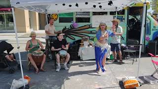 Sapphire Drum Solo Improvisation at the Omaha Art Festival [upl. by Sikko]