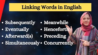 Linking Words in English  For Spoken English and Academic Writing [upl. by Osyth]