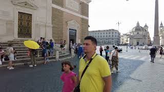 NEW  Piazza del Popolo is a large urban square in Rome  Rome Italy  ECTV [upl. by Stratton308]