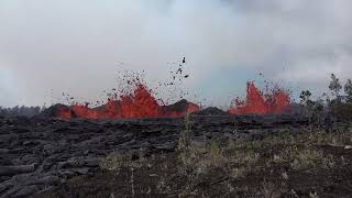 Kilauea East Rift Zone Eruption Looks Like A Crack To Me 9252024 [upl. by Roinuj]