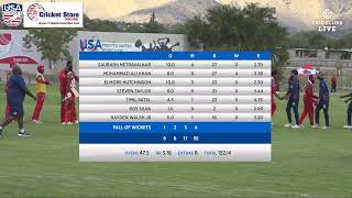 LIVE CRICKET  USA v Oman ICC World Cricket League Division 2 [upl. by Ahgem]