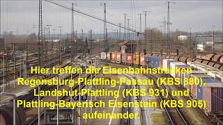 Bahnhof Plattling Niederbayern am 27 November 2017 [upl. by Yrtnej]