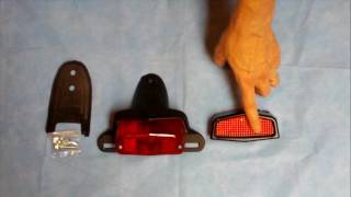 Lucas Style Aluminum LED Tail Light by Joker Machine® RM0945 [upl. by Yadrahc]