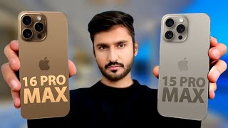 iPhone 16 Pro Max VS iPhone 15 Pro Max [upl. by Nodnarg890]