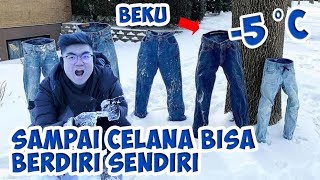 CUACA DINGIN EKSTREM DI AMERIKA FROZEN PANTS CHALLENGE [upl. by Buckley187]