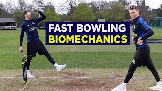 Fast Bowling Biomechanics Cricket How To Bowl Fast amp PREVENT Injury With CORRECT Technique [upl. by Eselrahc957]