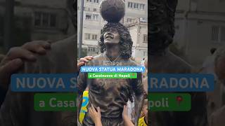 Nuova statua MARADONA a NAPOLI ecco dove 📍🔟💙 [upl. by Mellen566]