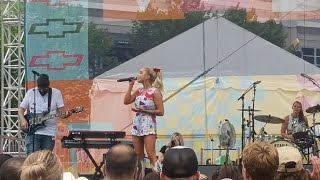 RaeLynn quotLong Live Country Musicquot at CMA Fest Vibes Stage 6924 [upl. by Naitirb]