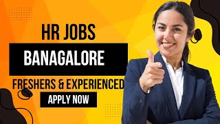 Multiple Job Vacancies in Bangalore HR Tech and Business Roles [upl. by Labinnah]