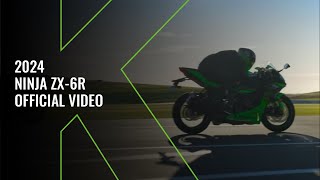 New 2024 Kawasaki Ninja ZX6R  Official Video [upl. by Lisab]