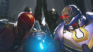 Injustice 2 Red Hood All Premier Skin IntrosDialogue [upl. by Notgnillew958]