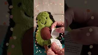 🥑Jellycat Small Amuseable Avocado Unboxing jellycat [upl. by Almita949]