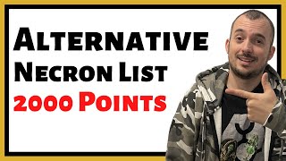 2000 Point quotAlternativequot Necron List  Warzone Nephilim  9th Edition  Warhammer 40k 2022 [upl. by Ahsitra799]