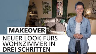 Neuer Look fürs Wohnzimmer in 3 Schritten 🛋  Makeover  INTERIYEAH Einrichten mit SEGMÜLLER [upl. by Douty840]