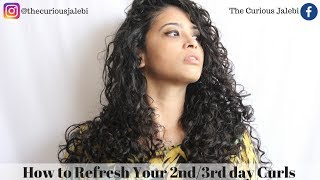 How to Refresh Your 2nd3rd Day Curls [upl. by Ahsain348]