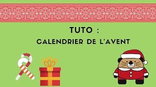 Calendrier de lavent en tissu et tuto [upl. by Hawger]