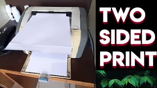 How to print on both sides of a paper yourself  DIY [upl. by Latoya]