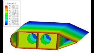 Aerospace Structures WINGBOX Complete Case 15meter Wing and Composite Material ABAQUS Standard [upl. by Lasley]