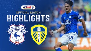 HIGHLIGHTS  CARDIFF CITY vs LEEDS [upl. by Acinehs]