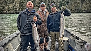 Steelhead Fishing on the Cowlitz River with Clancys Guided Sport Fishing [upl. by Flyn]