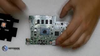 ASUS VivoBook e203n  Disassembly and cleaning [upl. by Terzas]