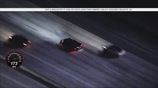 022224 Corvette tops 170 mph in LA freeway chase [upl. by Raynold]