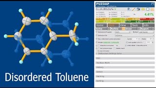 Toluene across a symmetry element FragmentDB [upl. by Colene]