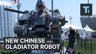 New Chinese Gladiator Robot To Challenge The US Megabot [upl. by Neddie302]