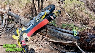 RMX450Z enduro what a struggle [upl. by Ahsem]