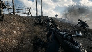 German Trench Assault No Hud Immersion  Battlefield 1 [upl. by Tollman]