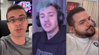 Streamers React To Ninja Getting Cancer [upl. by Audres852]