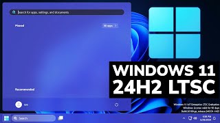 New Windows 11 24H2 LTSC  Best Windows Version without Bloatware [upl. by Yatnod]