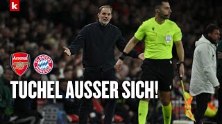 Tuchel richtig sauer auf Schiedsrichter quotSchreckliche Erklärungquot  FC Arsenal  Bayern München 22 [upl. by Eelaras]