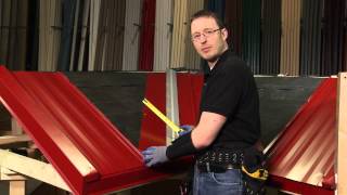 How to Install Valley Panel ABC SL16® Metal Roofing System [upl. by Niobe39]