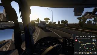 Euro Truck Simulator 2  a load from Catania to Valencia Quick Job 8th June 2024 [upl. by Anaujahs]