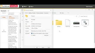 857 Share and Secure Folders Configure NTFS Perm TestOut Lab [upl. by Prent131]