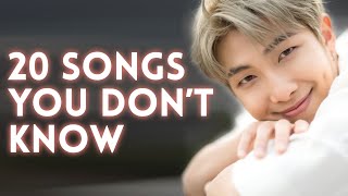 20 BTS songs you havent heard yet [upl. by Enelyam406]