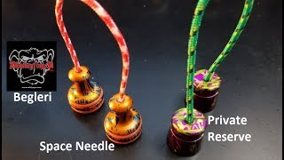 Monkeyfinger Space Needle and Private Reserve Begleri Review and Demo [upl. by Yelahs270]