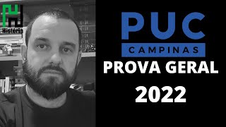 RESOLUÇÃO PUC CAMPINAS 2022 PROVA GERAL Gabarito Comentado História Vestibular 2022 [upl. by Reneta993]