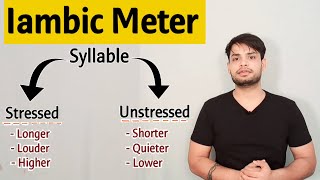 Iambic Pentameter  Stressed and unstressed syllables in hindi [upl. by Qooraf]