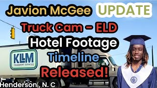 BREAKING NEWS UPDATE Javion McGee Timeline Released Dash Cam  ELD Hotel Footage Report trending [upl. by Deckert]