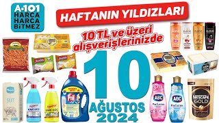 A101 10 AĞUSTOS 2024 İNDİRİM KATALOĞU  A101 İNDİRİMLERİ BU HAFTA GIDA DETERJAN İNDİRİMLERİ  A101 [upl. by Enilegna]